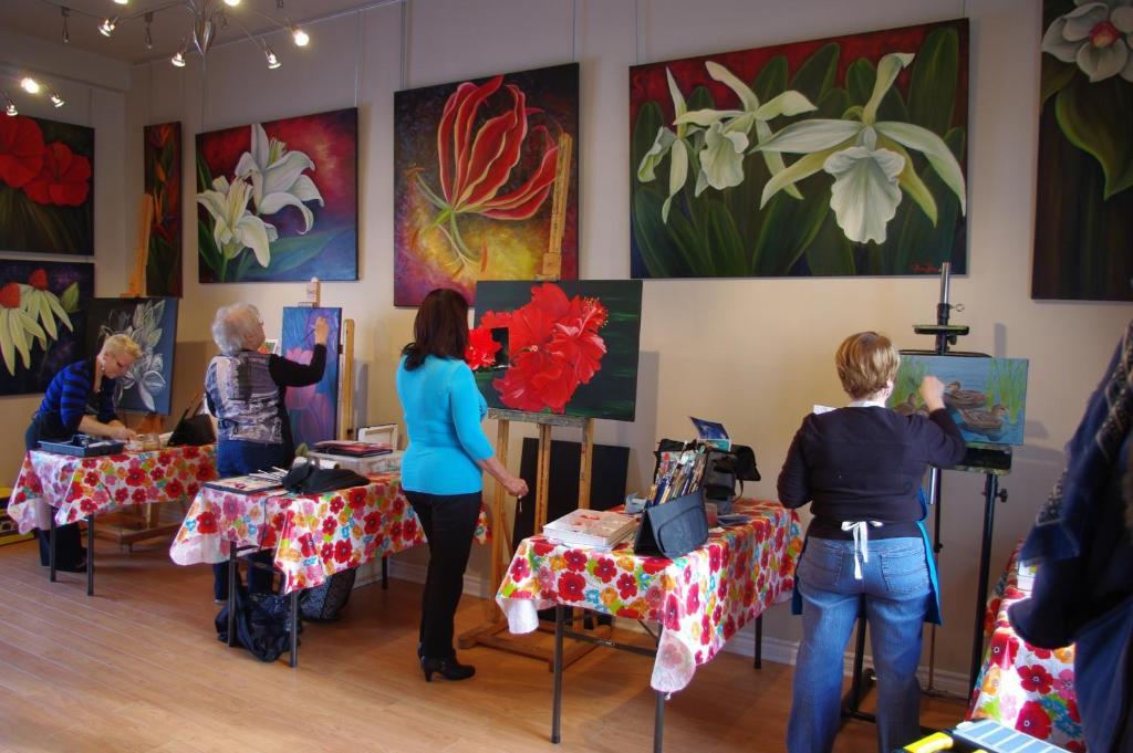 Atelier Galerie Anne Drouin Peinture & Pension Sainte-Julie Bagian luar foto